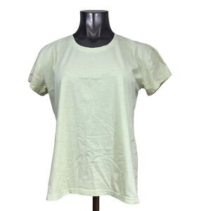 Columbia Women's T-Shirt Short Sleeve Scoop Neck Light Lime Green Size L
